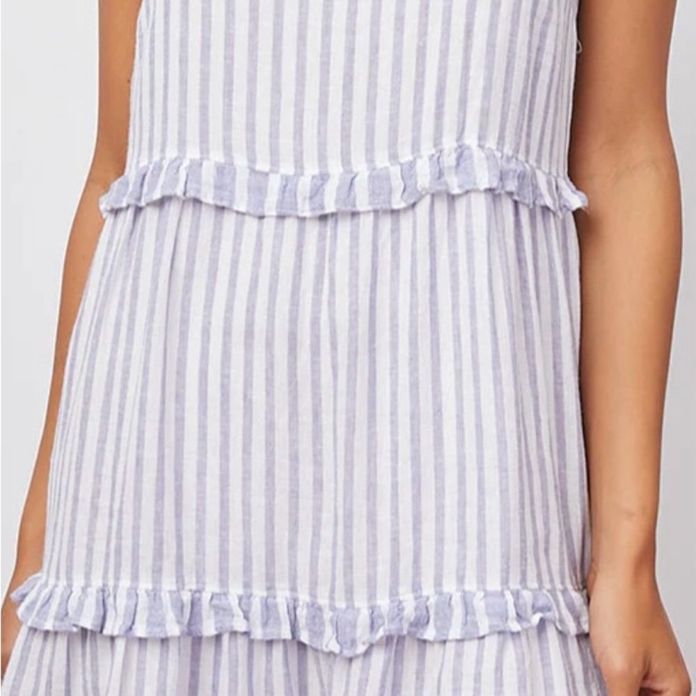 Rails Blue and White Striped Dress